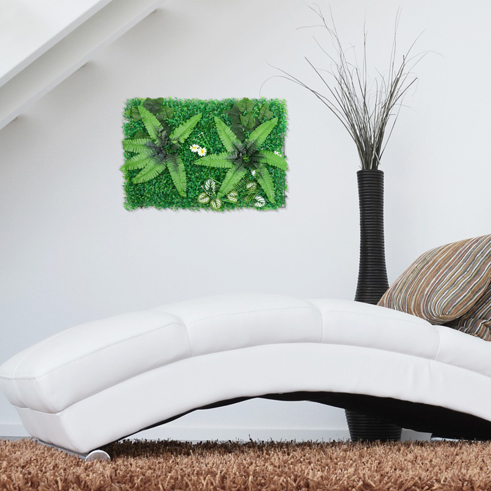 Artificial Hedge Plant Wall Pa - Pvc Panel Background avis et prix