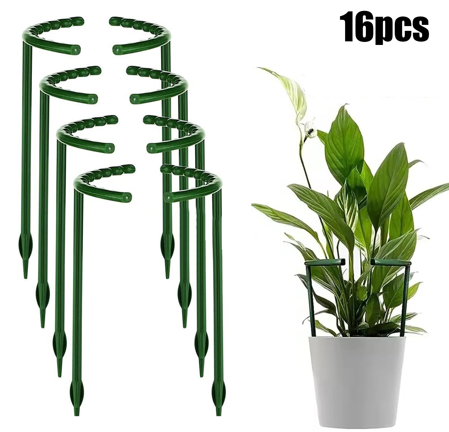 1/16pcs Plant Support Stake Fl - Vine Climbing Plastic avis et prix