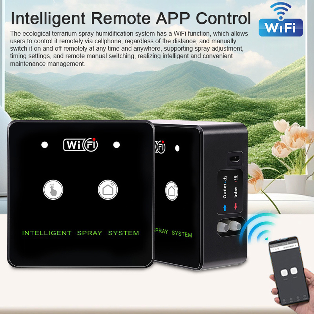360° Rotatable Wifi Rainforest - Terrarium Fogger Ultrasonic avis et prix