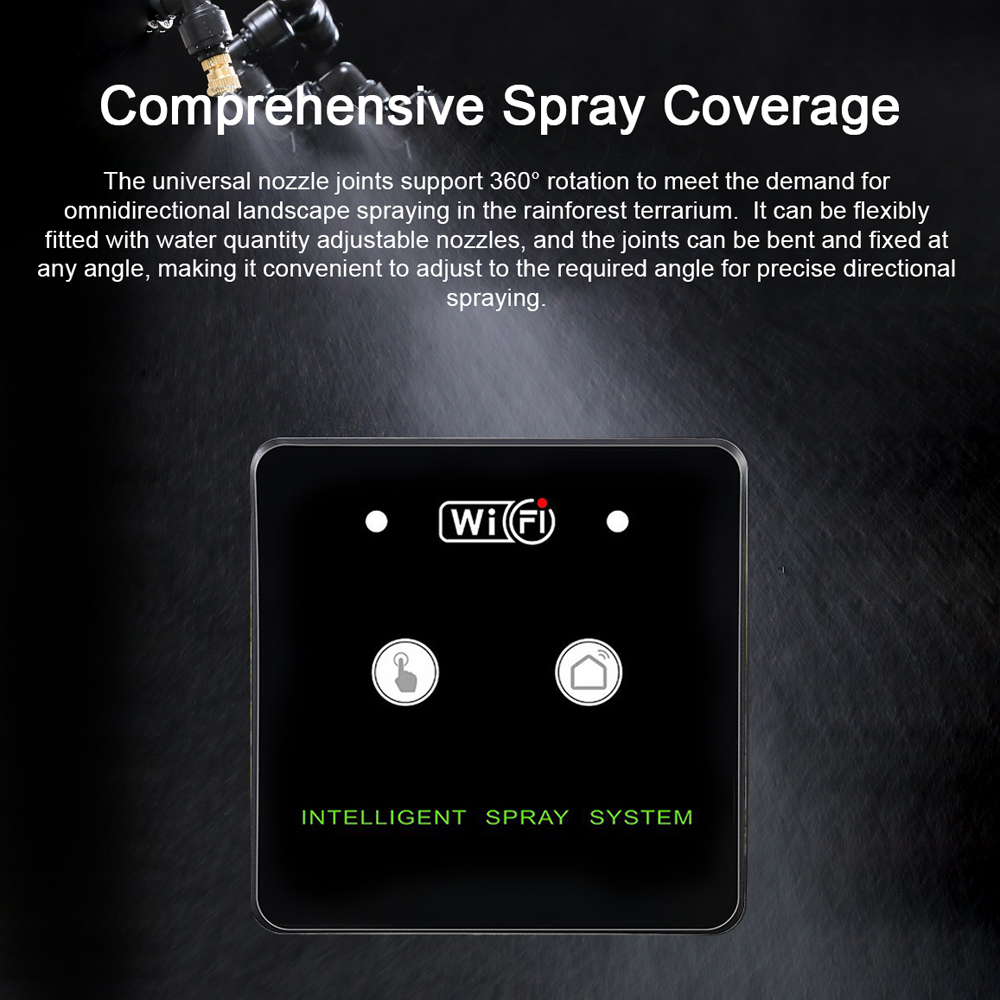 360° Rotatable Wifi Rainforest - Terrarium Fogger Ultrasonic avis et prix