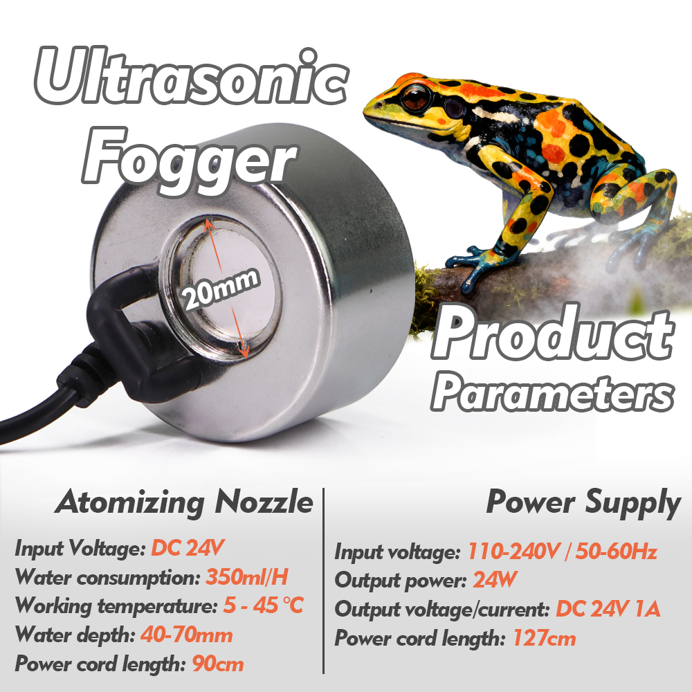 Ultrasonic Fogger w/ Water Sen - Terrarium Fogger Ultrasonic avis et prix