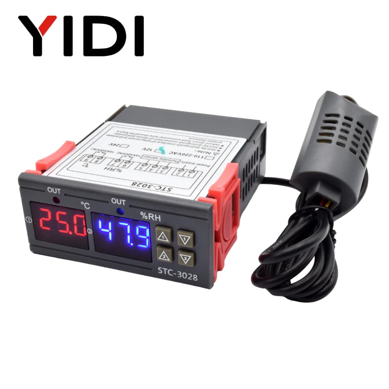 STC-3028 LED Digital Thermosta - Digital Hygrometer Probe avis et prix