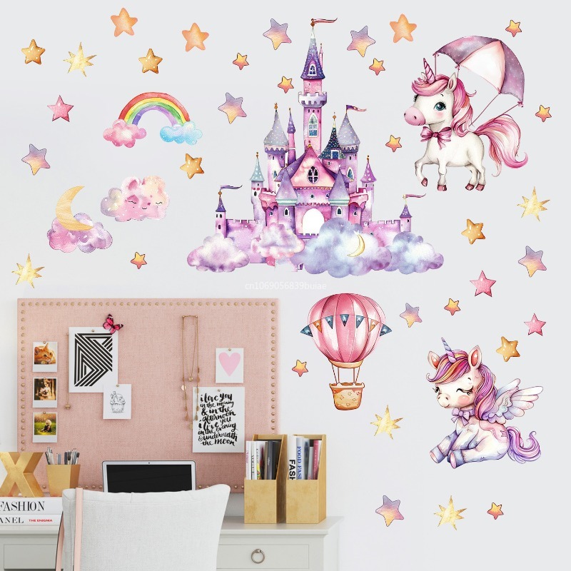 Unicorn Stars Luminous Wall St - Pvc Panel Background avis et prix