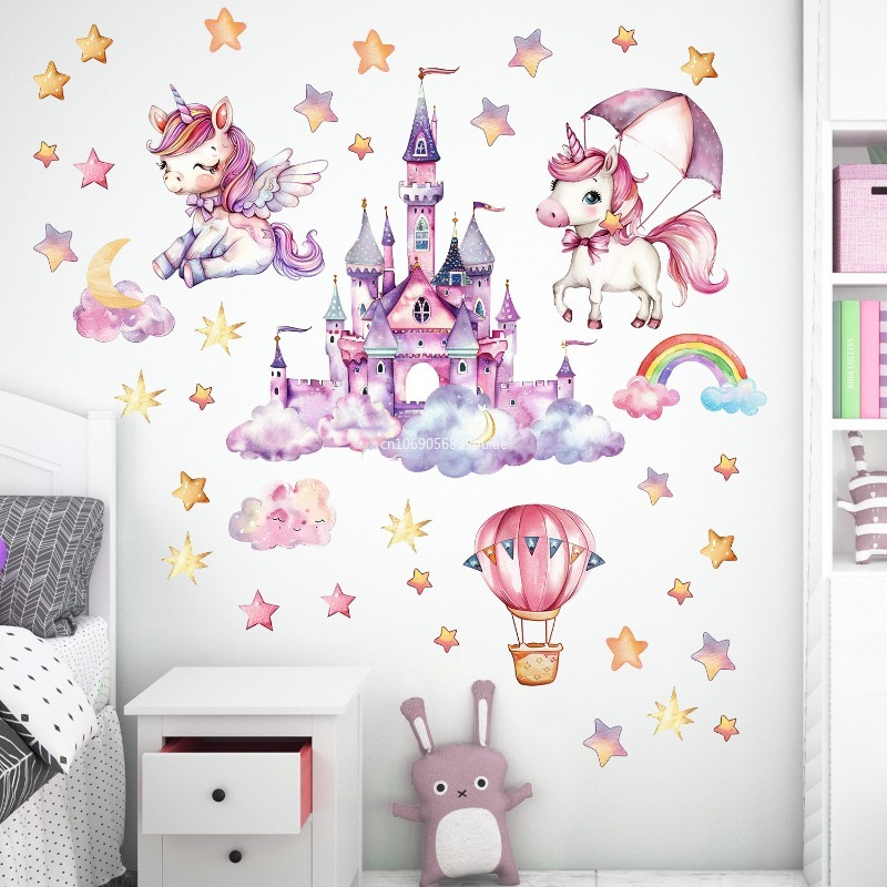 Unicorn Stars Luminous Wall St - Pvc Panel Background avis et prix