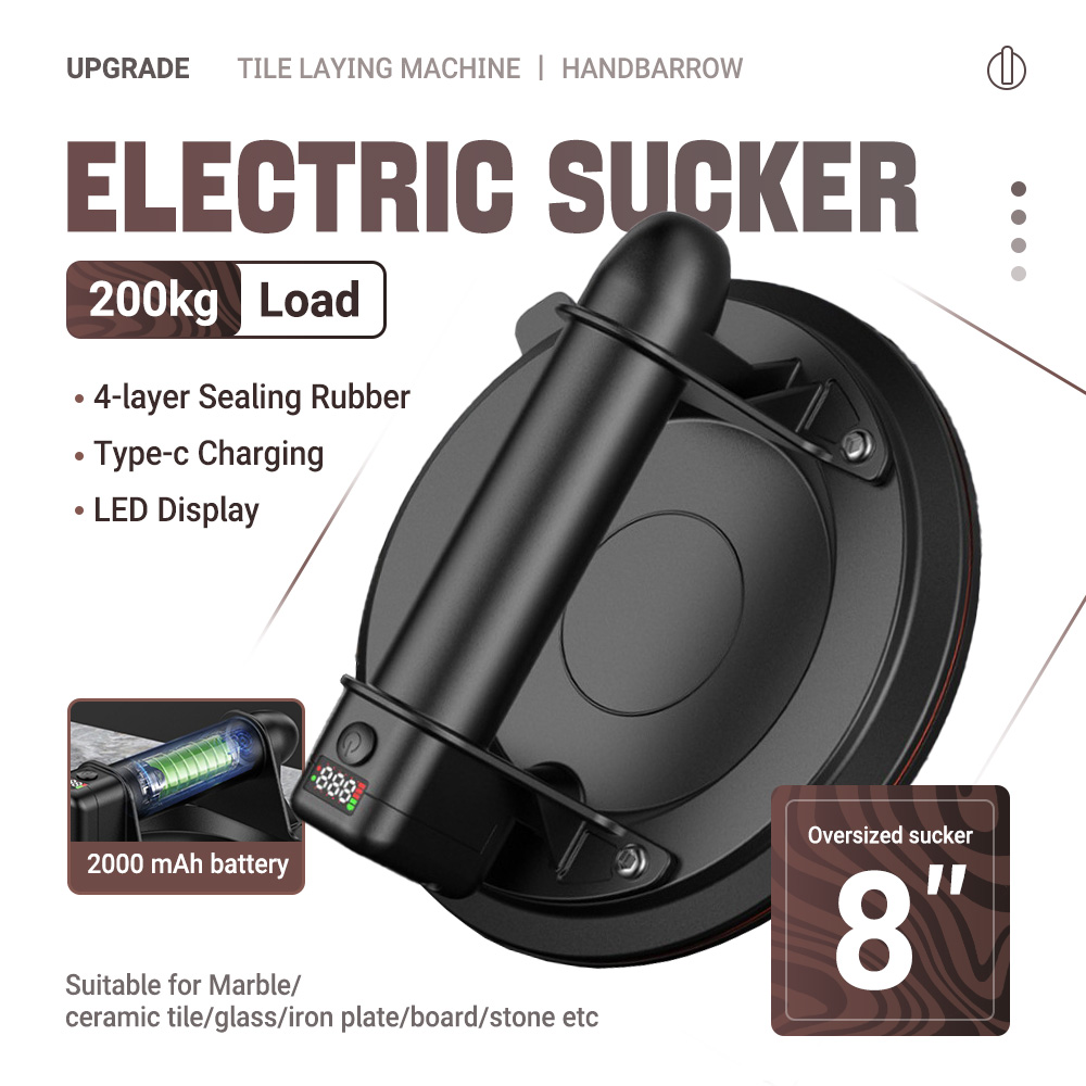 8Inch Electric Vacuum Suction  - Ceramic Tile Floor avis et prix