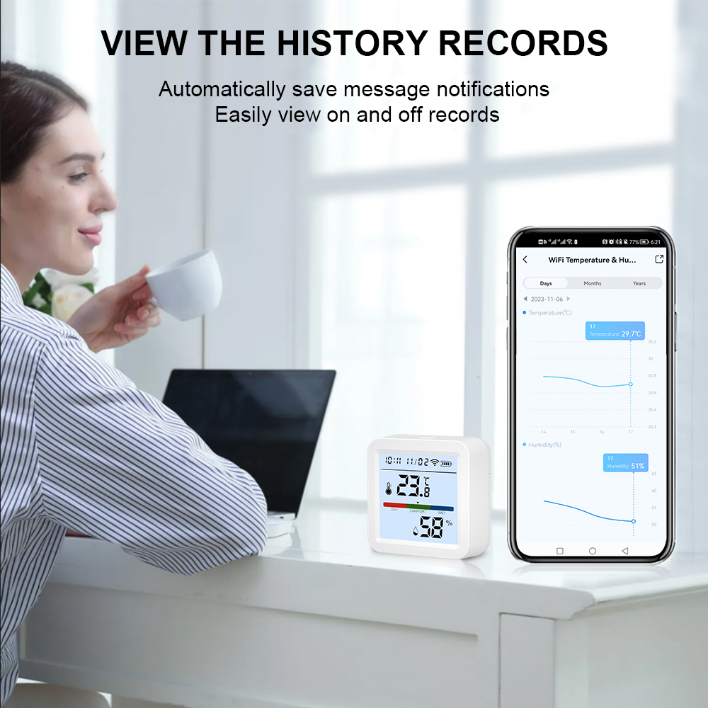ONENUO Tuya WIFI Temperature H - Digital Hygrometer Probe avis et prix