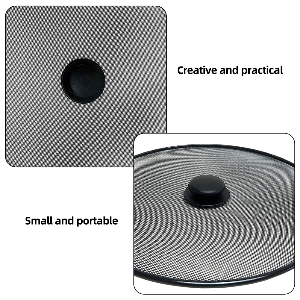 2Pcs Stainless Steel Splatter  - Screen Top Mesh avis et prix