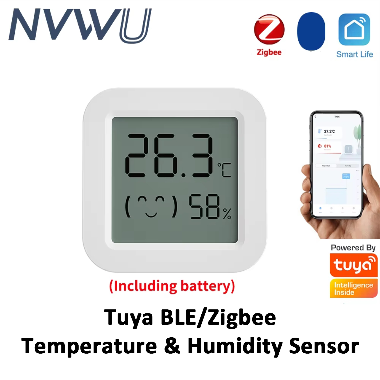 Tuya Zigbee Temperature Humidi - Digital Hygrometer Probe avis et prix