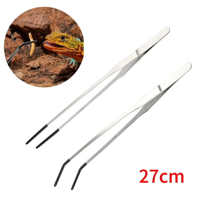 2Pcs Stainless Steel Tweezers  - Feeding Tong Stainless avis et prix