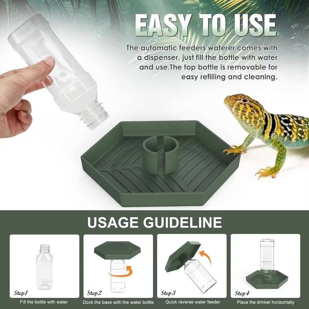 Feeding Supplies Automatic Tur - Water Dish Reptile avis et prix