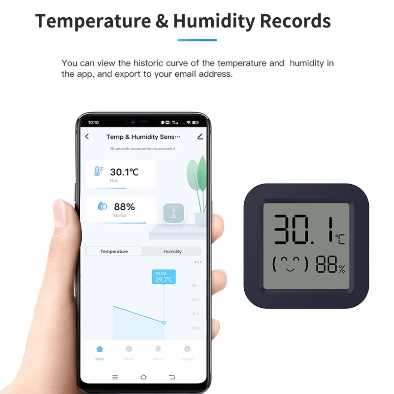 Mini Smart Thermometer Hygrome - Digital Hygrometer Probe avis et prix