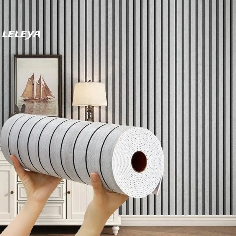 Self Adhesive Wood Grain Wall  - Pvc Panel Background avis et prix
