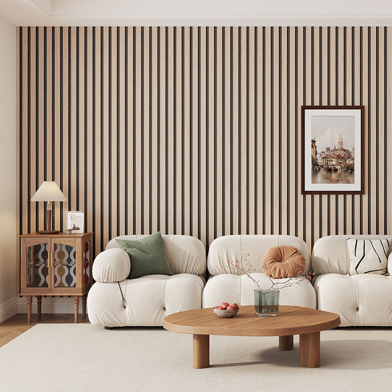 Self Adhesive Wood Grain Wall  - Pvc Panel Background avis et prix