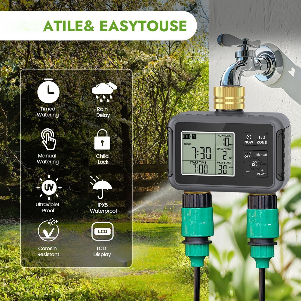 Automatic Controller Battery O - Timer Dual Outlet avis et prix