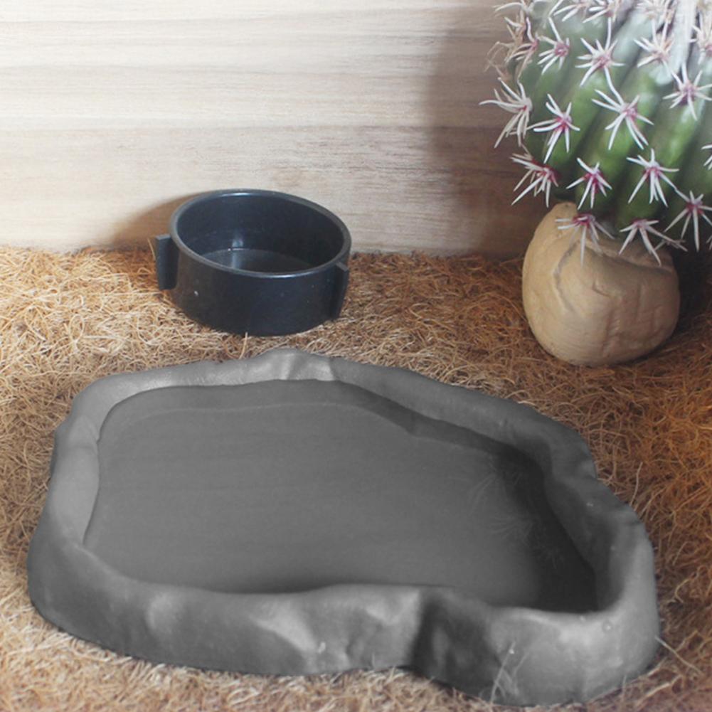Reptile Feeder Plastic Imitati - Water Dish Reptile avis et prix