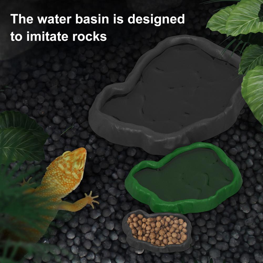 Reptile Feeder Plastic Imitati - Water Dish Reptile avis et prix