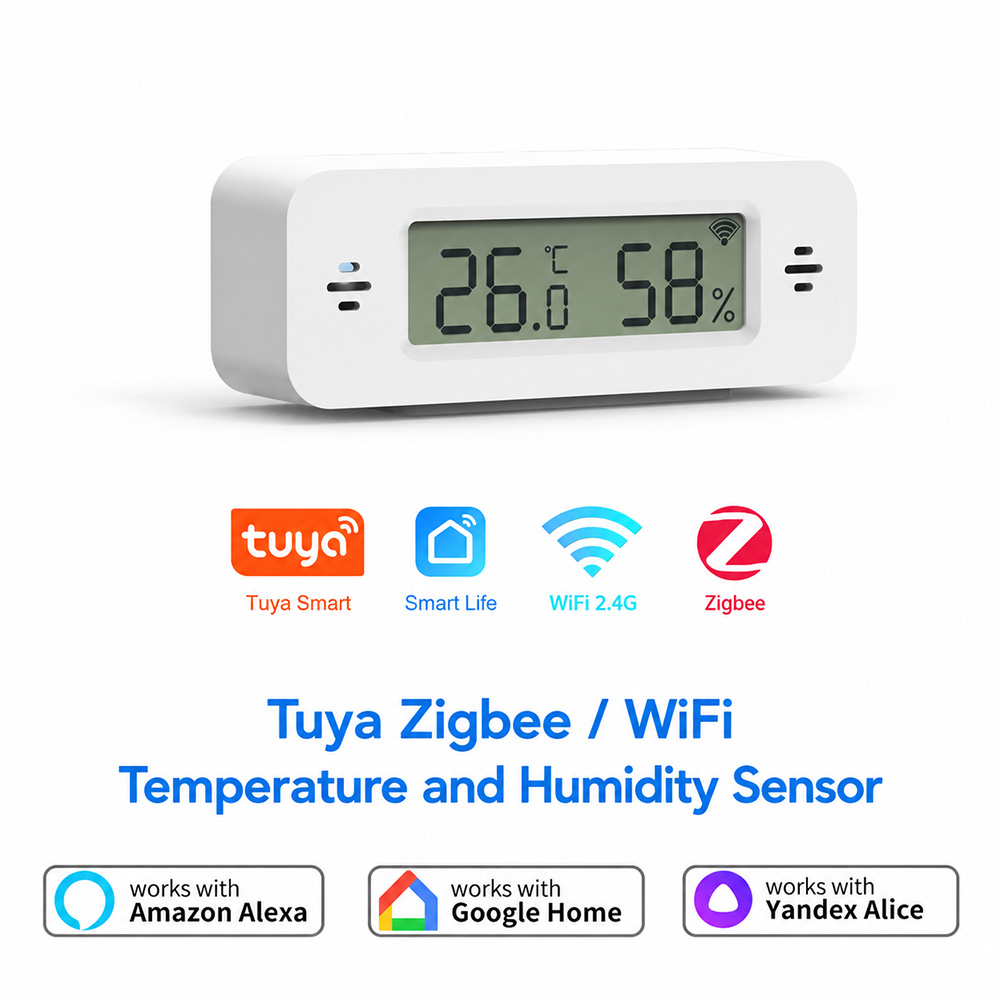 Tuya Zigbee WiFi Mini Temp & H - Digital Hygrometer Probe avis et prix