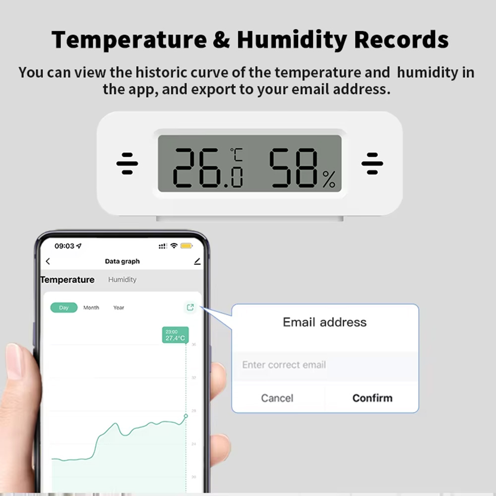 Tuya Zigbee WiFi Mini Temp & H - Digital Hygrometer Probe avis et prix