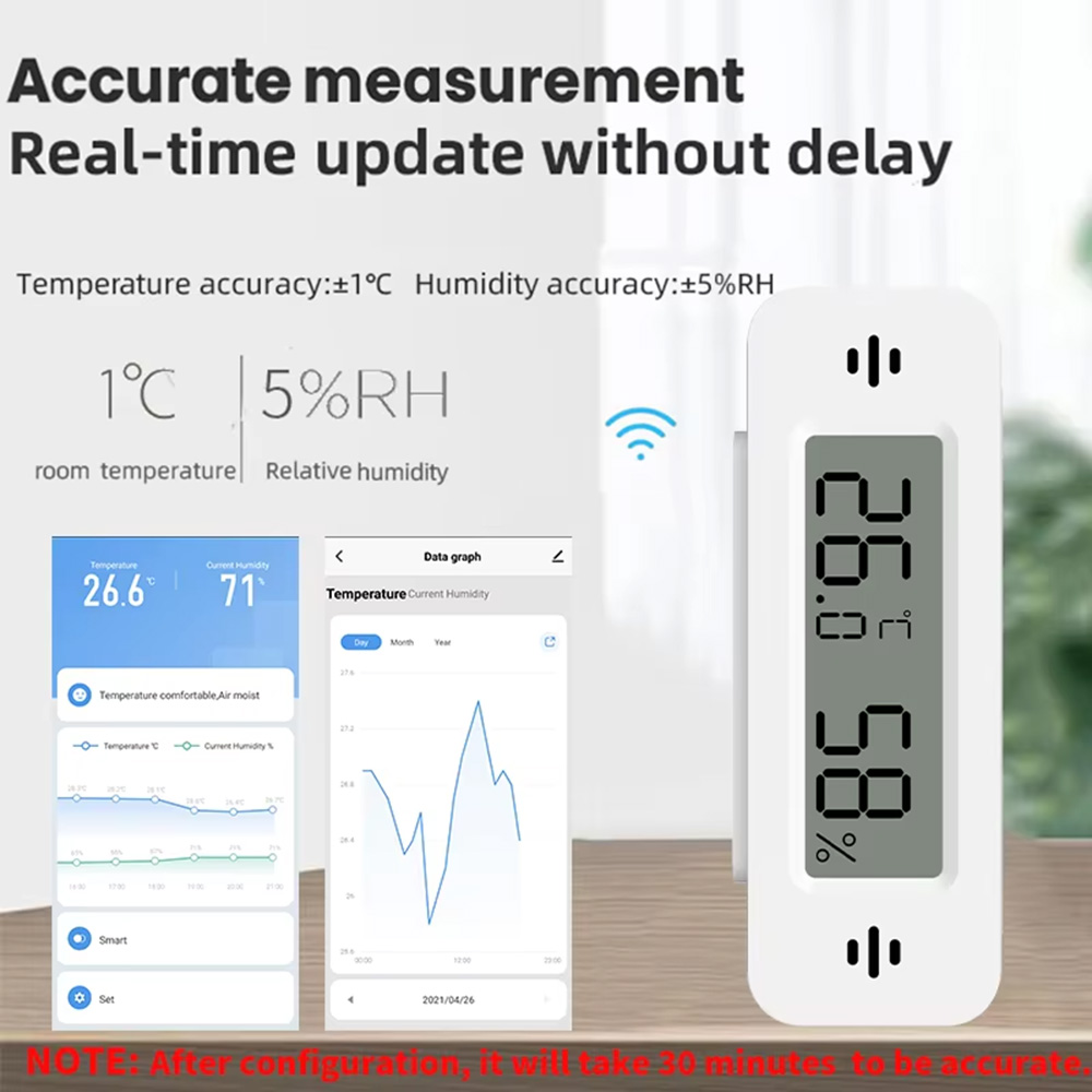 Tuya Zigbee WiFi Mini Temp & H - Digital Hygrometer Probe avis et prix