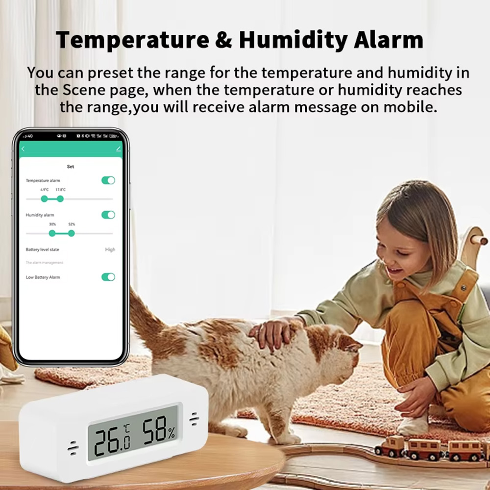 Tuya Zigbee WiFi Mini Temp & H - Digital Hygrometer Probe avis et prix