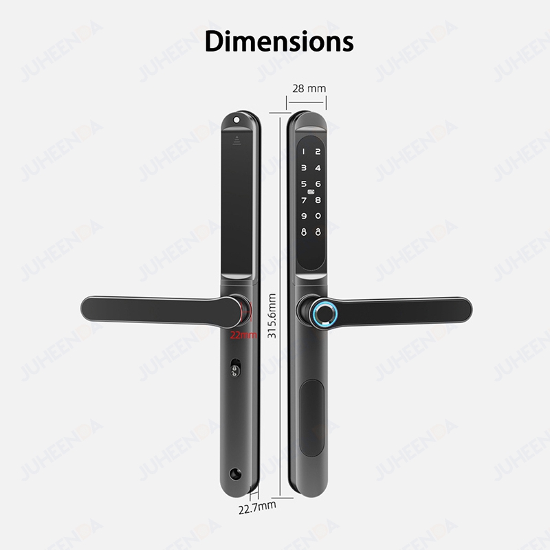 TTLock App Smart Aluminum Door - Glass Door Hinge avis et prix
